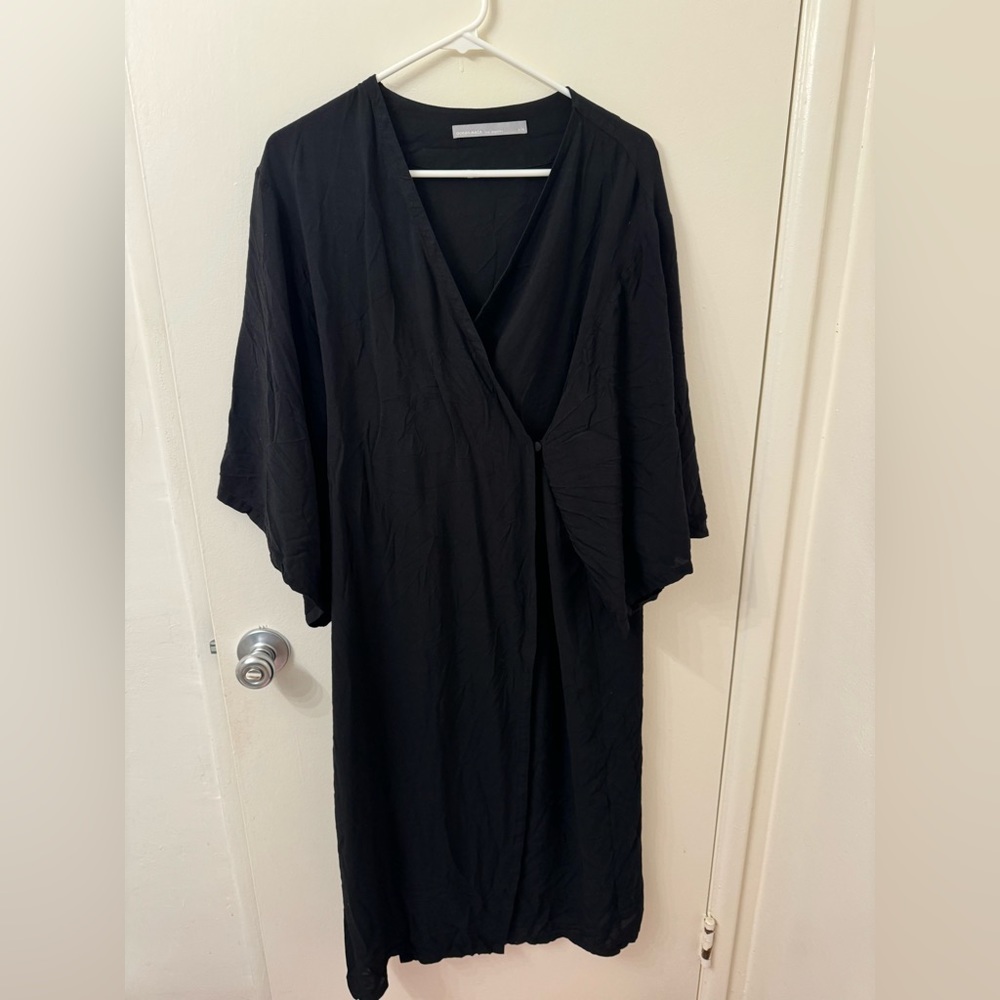 Ocean+Main Black Wrap Dress / Caftan / Kimono